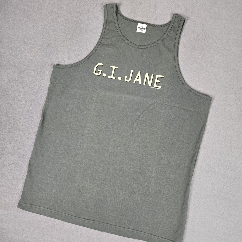 Vtg 90s GI Jane Tank Top Mens XL Failure Is Not An Option Demi Moore Promo Shirt